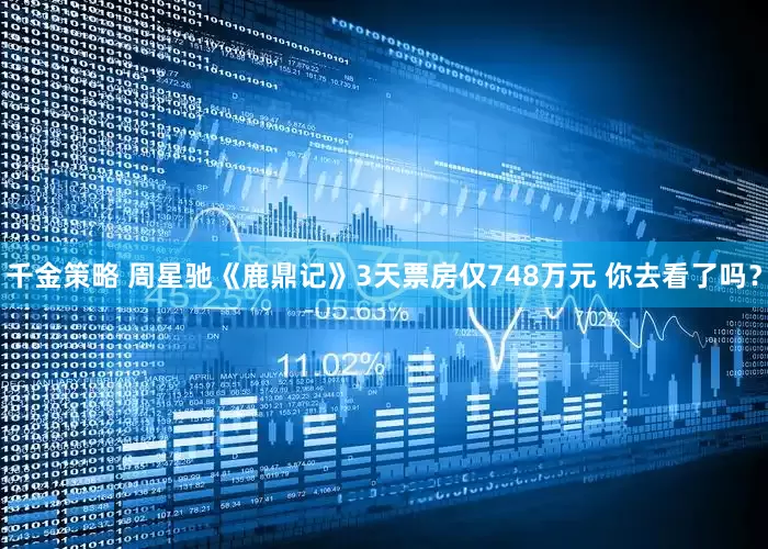 千金策略 周星驰《鹿鼎记》3天票房仅748万元 你去看了吗？